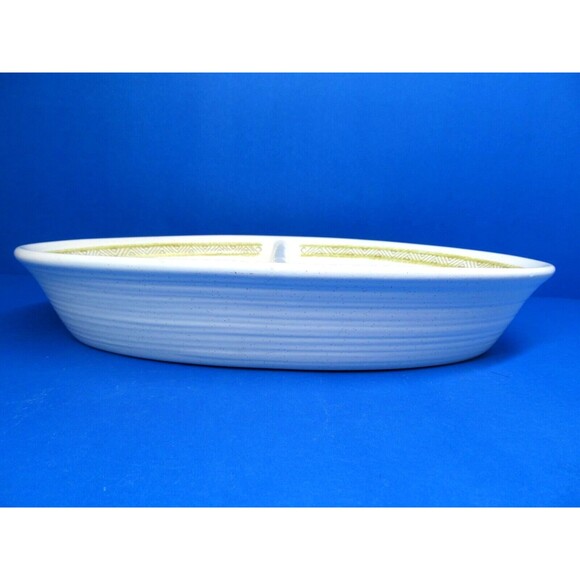 Franciscan Hacienda Green 11" Divided Bowl - Picture 2 of 12